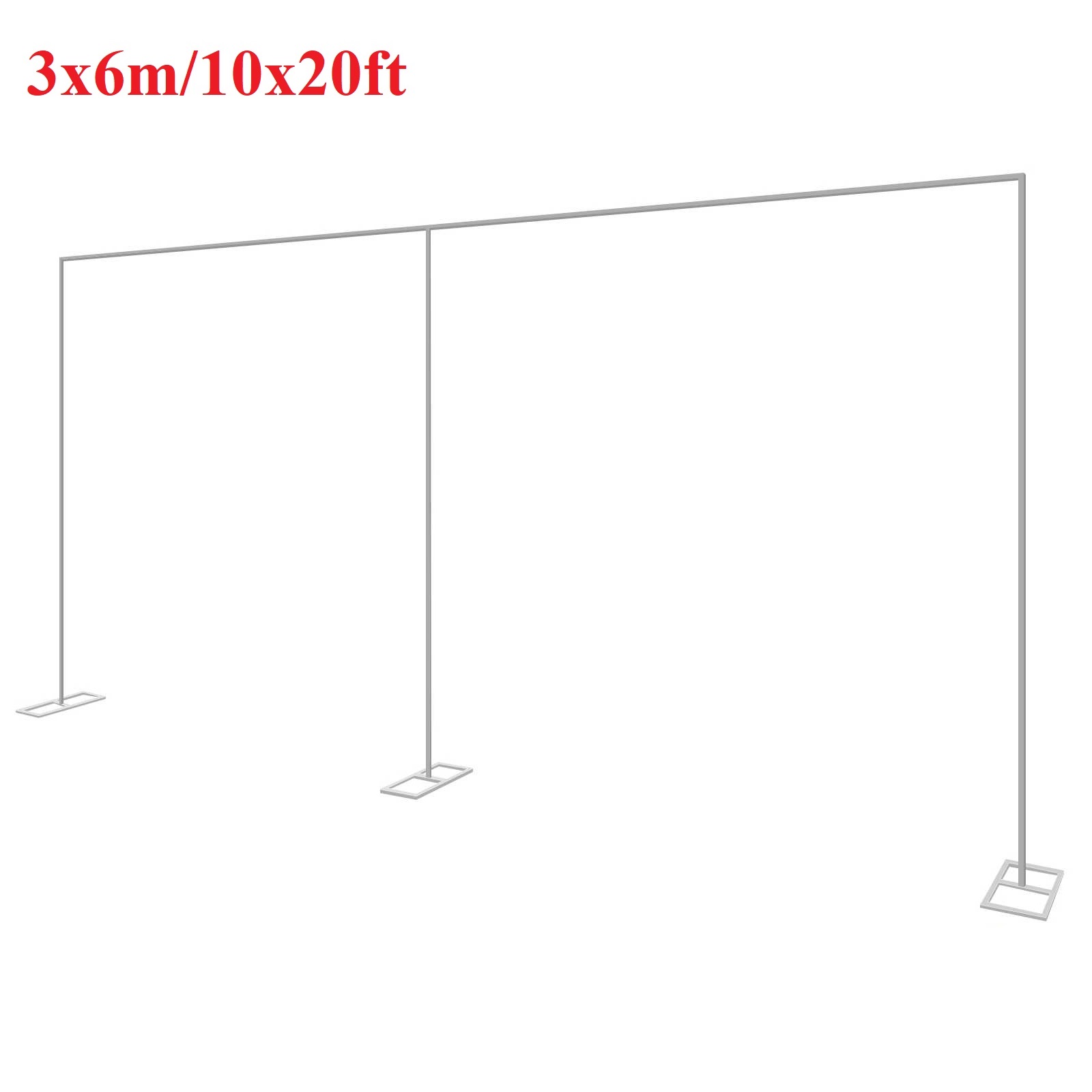 3x6m/10x20ft Metal Wedding Arc - Balloon Arch Kit recension och pris