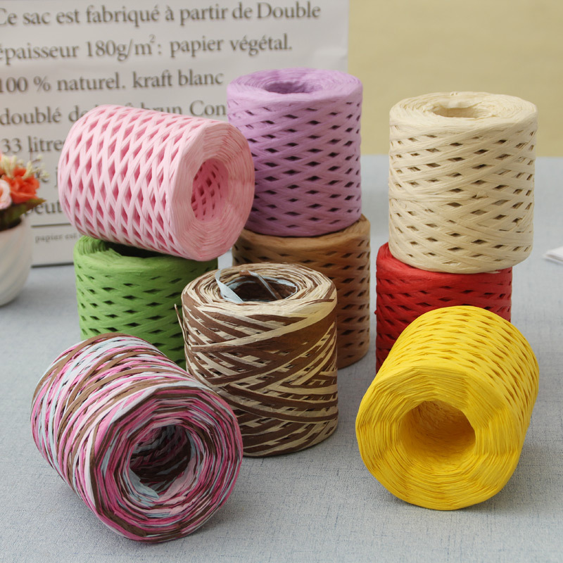 200m Raffia Yarn Rope Ribbon N - Papercraft Supply Ribbon recension och pris