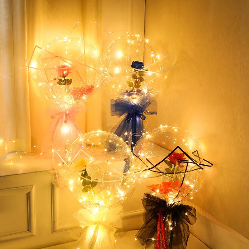 LED Luminous Balloon Rose Bouq - Led Balloon Light recension och pris
