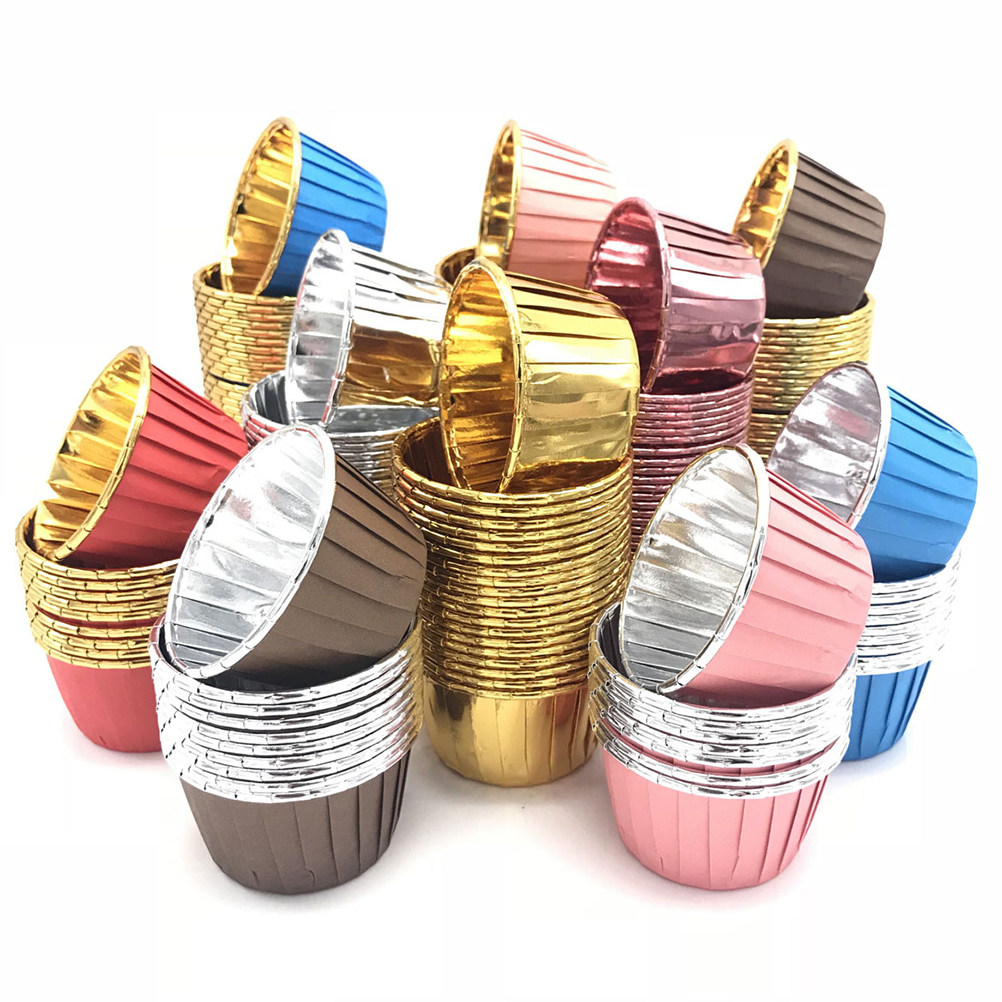 50Pcs Colorful Food-Grade Pape - Plastic Cup 50Pcs recension och pris