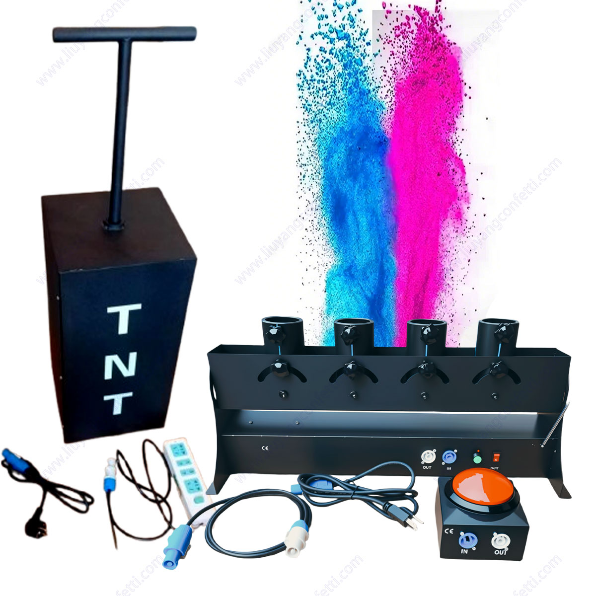 Electronic Spray Confetti Powd - Confetti Cannon Tube recension och pris