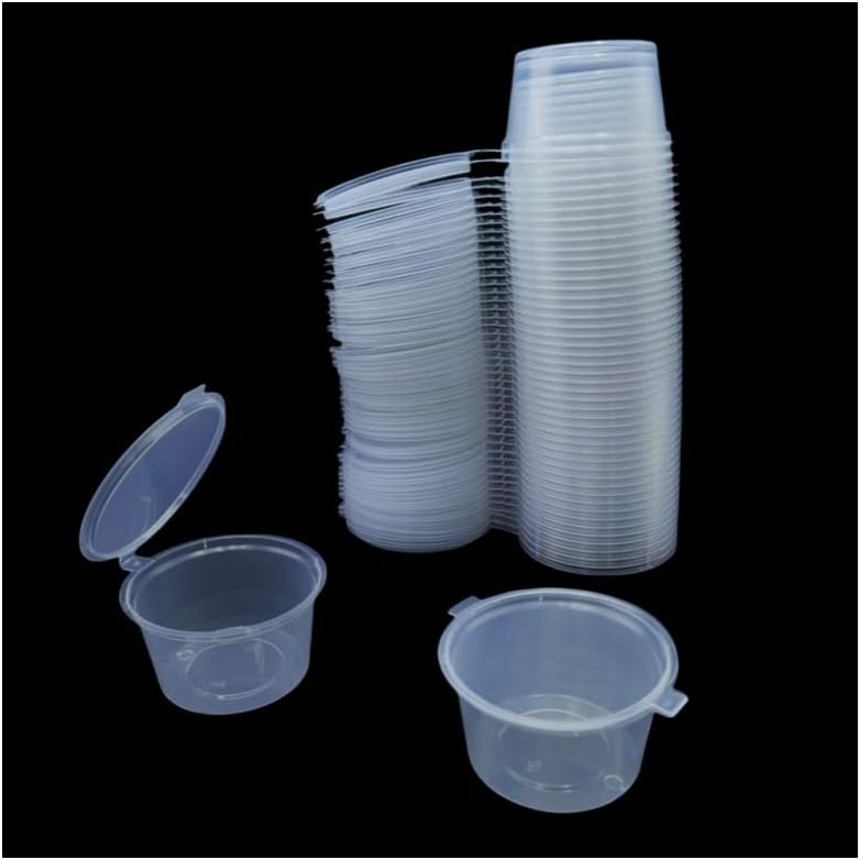 Disposable Clear Plastic Sauce - Plastic Cup 50Pcs recension och pris