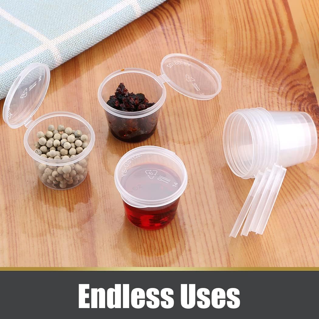 Disposable Clear Plastic Sauce - Plastic Cup 50Pcs recension och pris