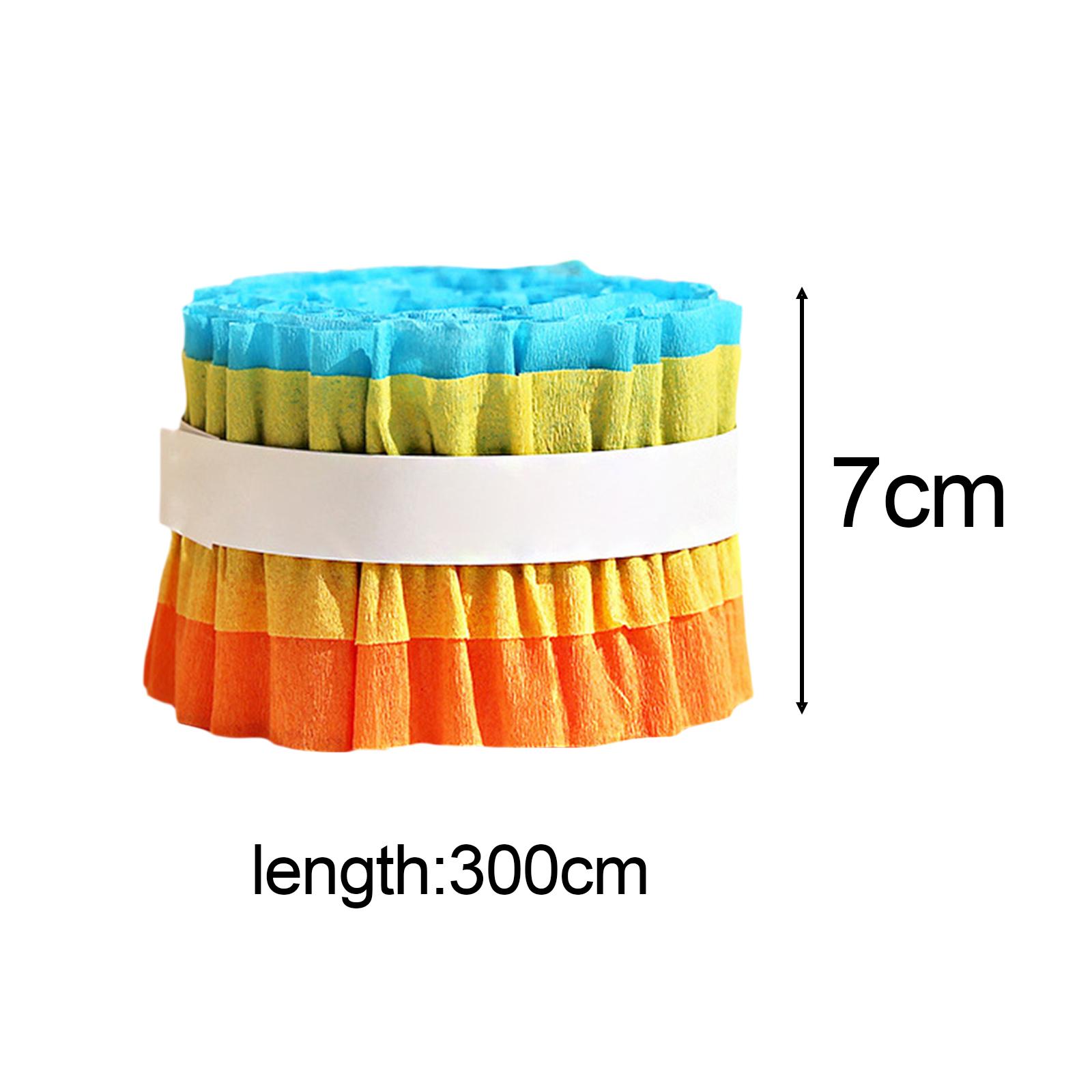 2 Pieces Wrinkle Paper Roll Cr - Papercraft Supply Ribbon recension och pris
