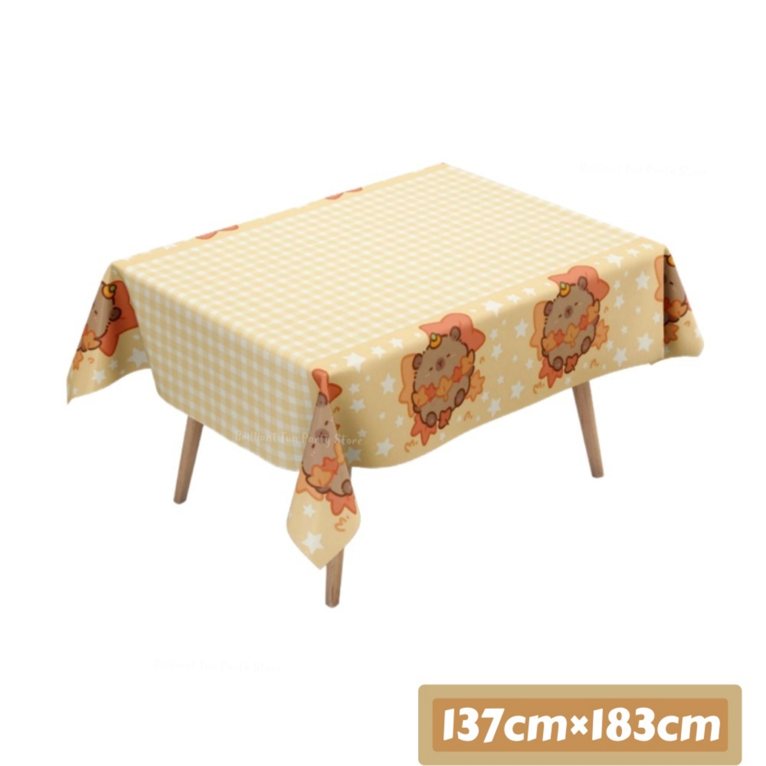 Cute Capybara Tablecloth for K - Table Cloth Disposable recension och pris
